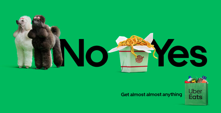 Uber Eats’ “Get Almost, Almost Anything” Campaign