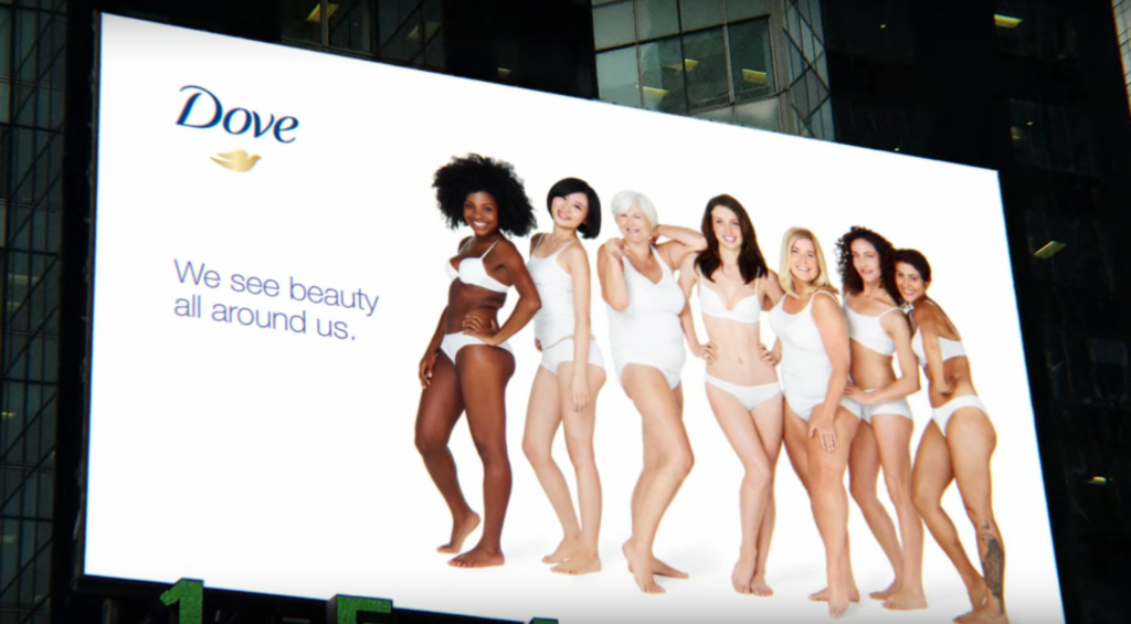 Dove real beauty campaign