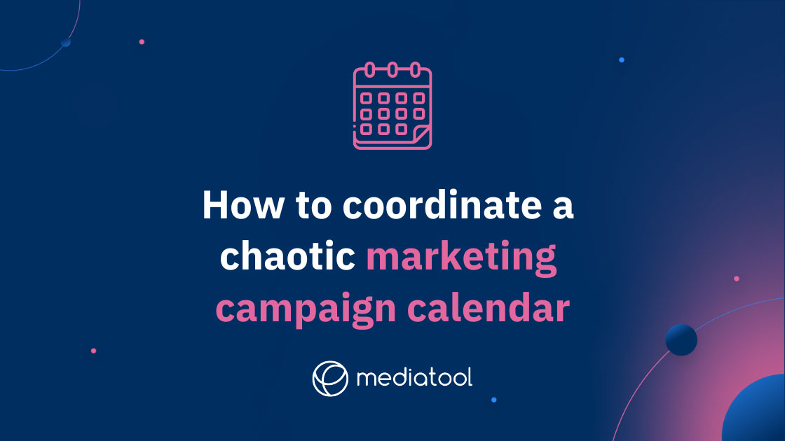 Marketing campaign calendar